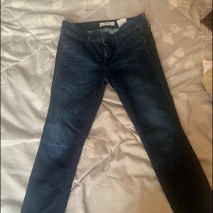 Navy blue jeans